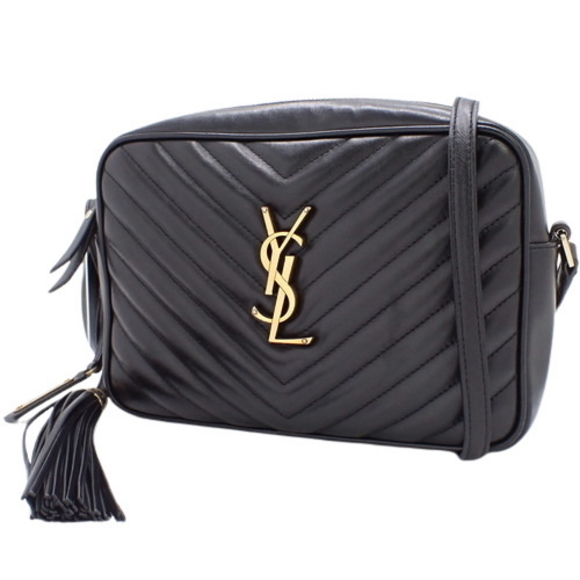 Saint Laurent Paris Camera Bag Shoulder Bag Crossbody Ysl Calf Black - Picture 1 of 7